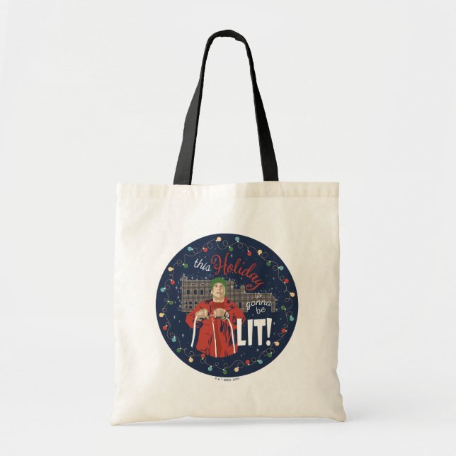 Christmas Vacation | This Holiday is Gonna Be Lit Tote Bag (Front)
