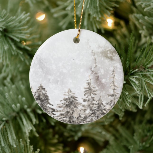 Christmas vacation trip ceramic tree decoration (Tree)