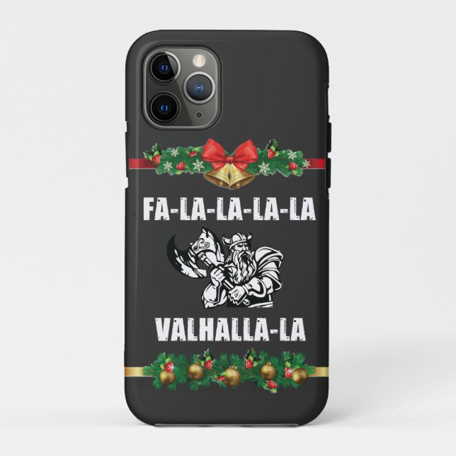 Christmas Valhalla T-Shirt Case-Mate iPhone Case (Back)