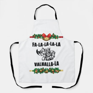 Christmas Valhalla Throw Pillow Apron