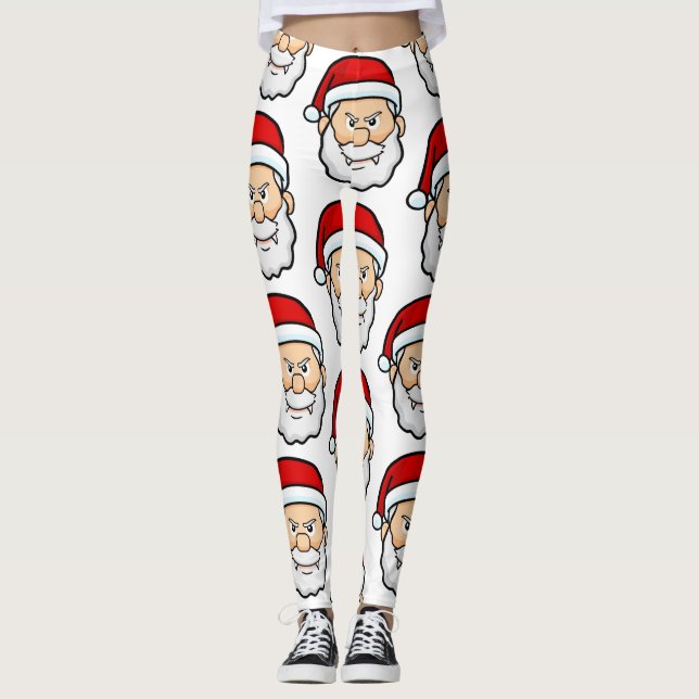 christmas vampire santa leggings (Front)