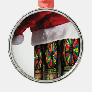 Christmas Vegas Slot Machine Metal Tree Decoration