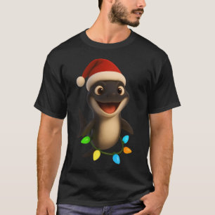 Christmas Velvet Belly Lanternshark T-Shirt