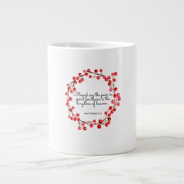 Christmas Verse Mug Matthew 5:3 (Front)