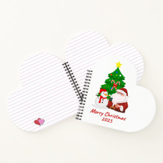 christmas version notepad  notebook