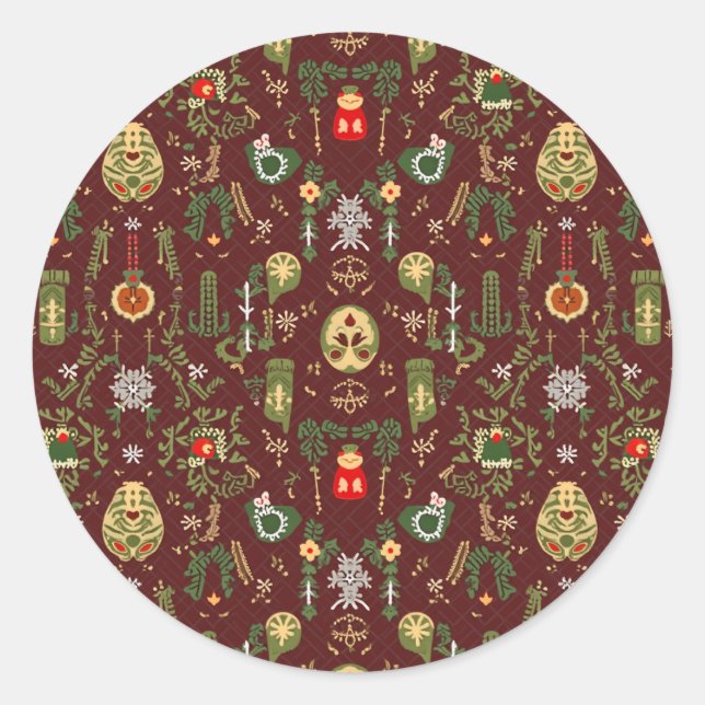 Christmas vibe Sticker (Front)