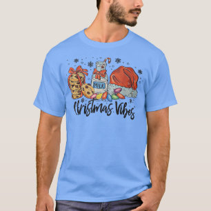 Christmas Viber Milk Biscuit Hat Light T-Shirt