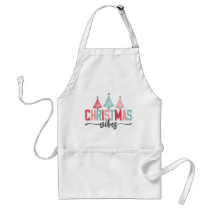 Christmas Vibes - Festive Tree Design Standard Apron