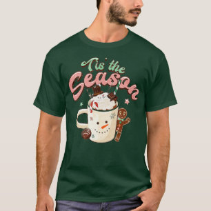Christmas Vibes Hot Cocoa Peppermint Mocha Chocola T-Shirt