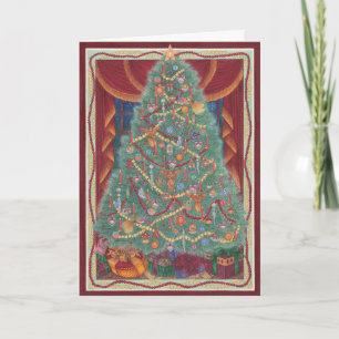 Christmas ~ Victorian Tree Greeting Card