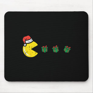 Christmas Video Game Eating Xmas Gamer Men Boys Ki Mouse Pad