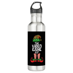 Christmas Video Game Elf 710 Ml Water Bottle