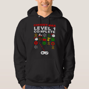 Christmas Video Gaming Decoration Invaders Gamer Hoodie