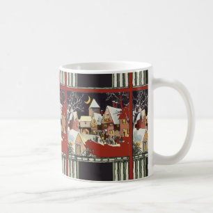 Christmas Village, add text Coffee Mug