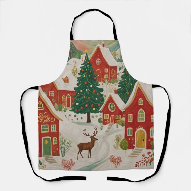 Christmas Village Apron (Front)