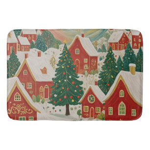 Christmas Village Bath Mat