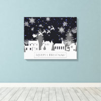 Christmas Village Canvas Print
