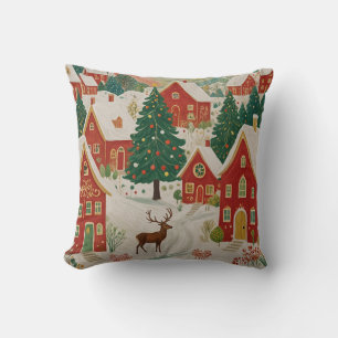 Christmas Village Cushion