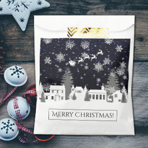 Christmas Village Favour Bag