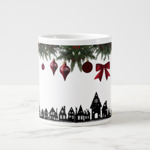 Christmas Village Garland Jumbo Mug