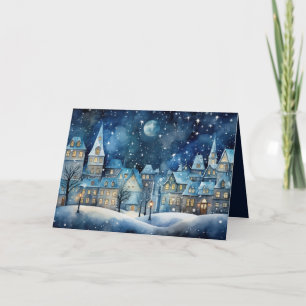 Christmas Village Holiday Card