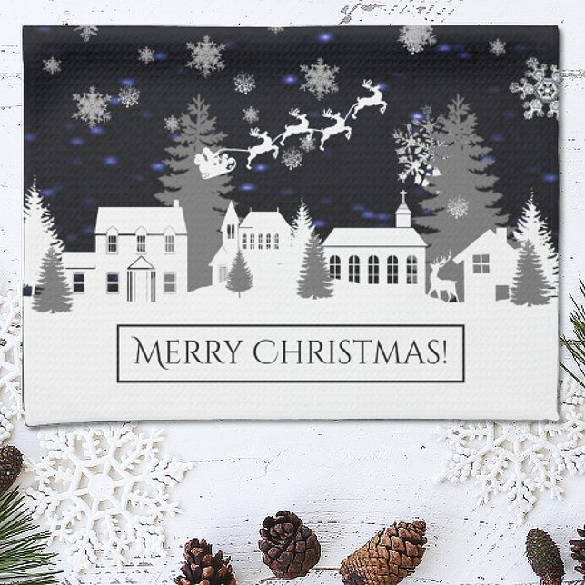 Christmas Village Kitchen Towel (Christmas Village Kitchen Towel)
