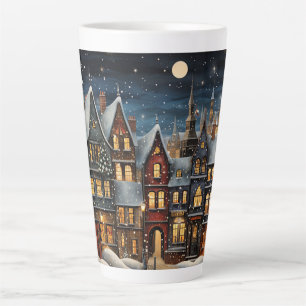 Christmas Village Latte Mug