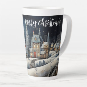 Christmas Village Latte Mug