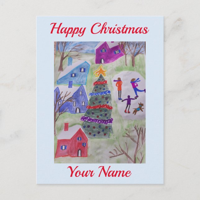 Christmas Village Postcard (Front)