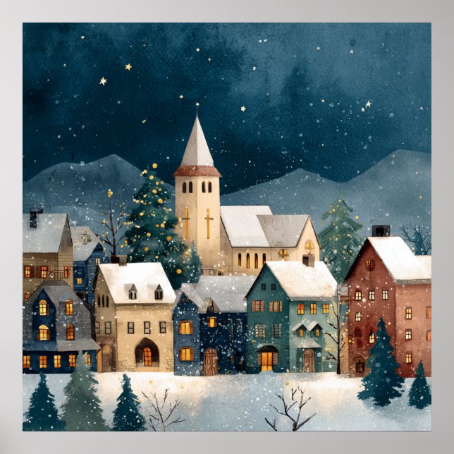 Christmas Village Poster (Front)