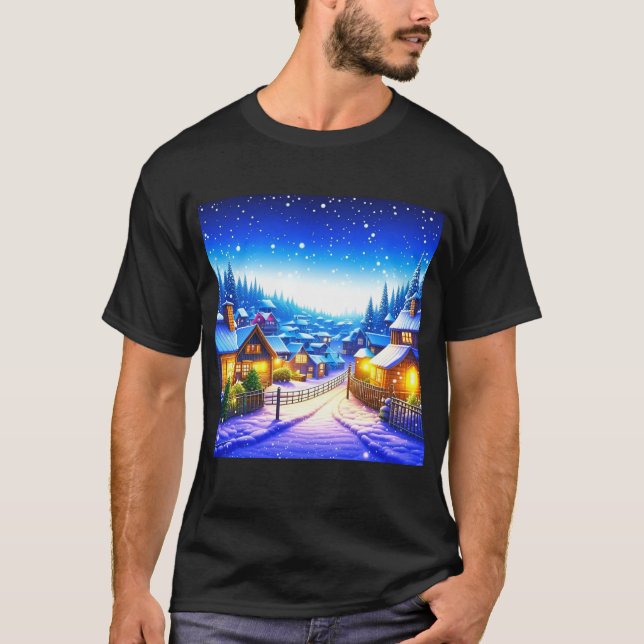Christmas village T-Shirt (Front)