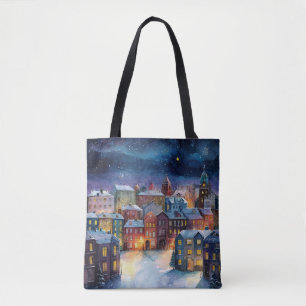Christmas Village Tote Bag