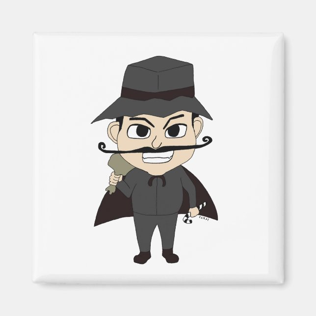 Christmas villain    magnet (Front)