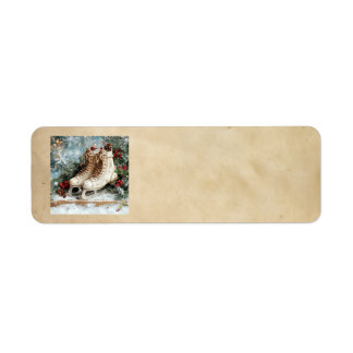 Christmas Vintage Address Labels