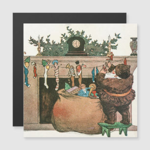 Christmas vintage art holiday card