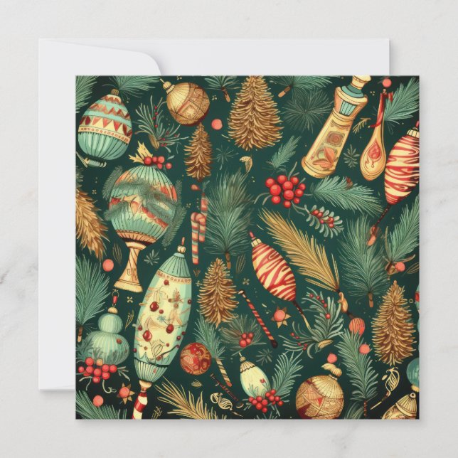 Christmas Vintage Card (Front)