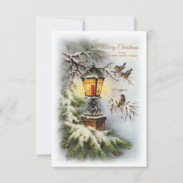 Christmas Vintage Card (Front)