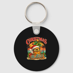 Christmas vintage in july summer squad men women key ring