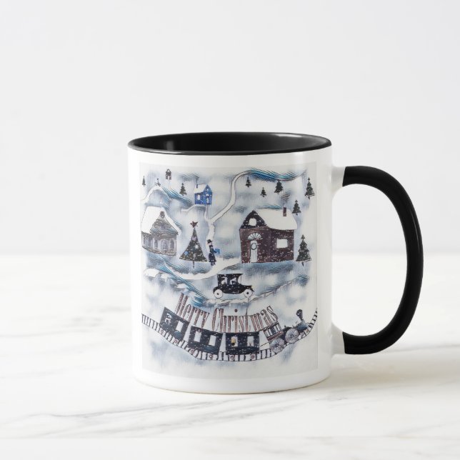 Christmas , Vintage Mug (Right)