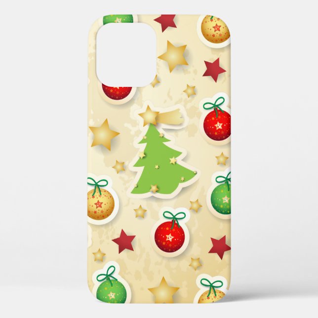 Christmas Vintage Pattern Case-Mate iPhone Case (Back)