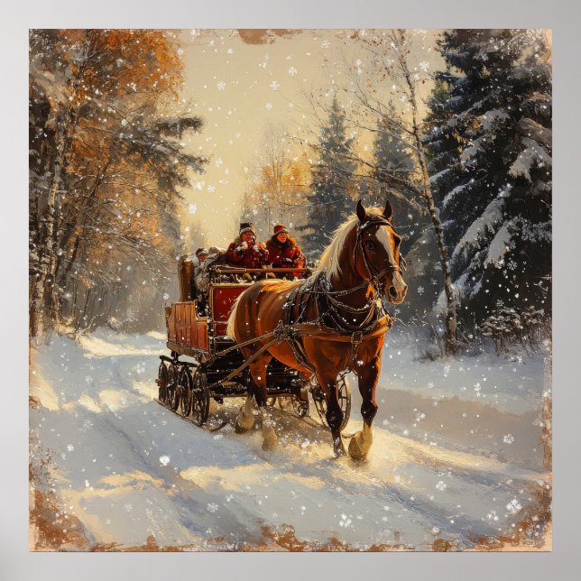 Christmas Vintage Poster (Front)