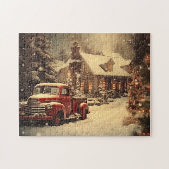 Christmas Vintage Puzzle (Horizontal)