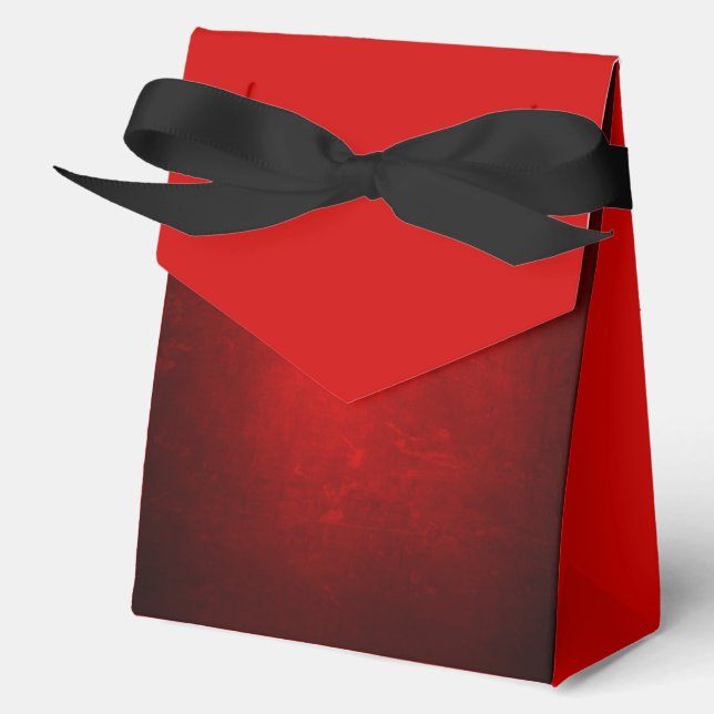 Christmas Vintage Red Favour Box (Front)