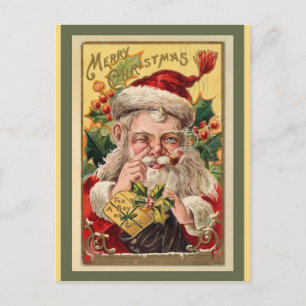 Christmas Vintage Santa Claus Postcard