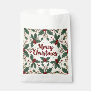Christmas Vintage Style Favour Bags