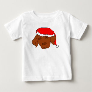 Christmas Vizsla Baby T-Shirt