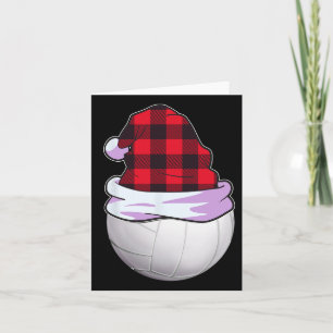 Christmas Volleyball Men Beach Volleyball Player G Card