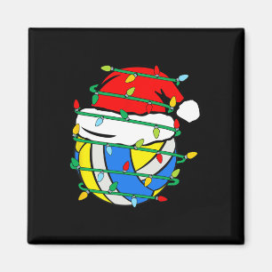 Christmas Volleyball Xmas Santa Sports Kids Boys M Magnet