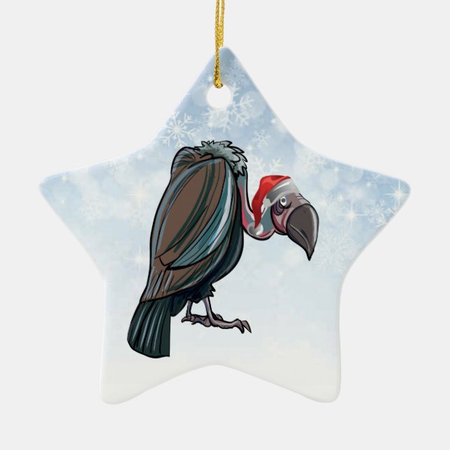 Christmas Vulture Star Ornament (Front)