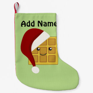 Christmas Waffle Small Christmas Stocking